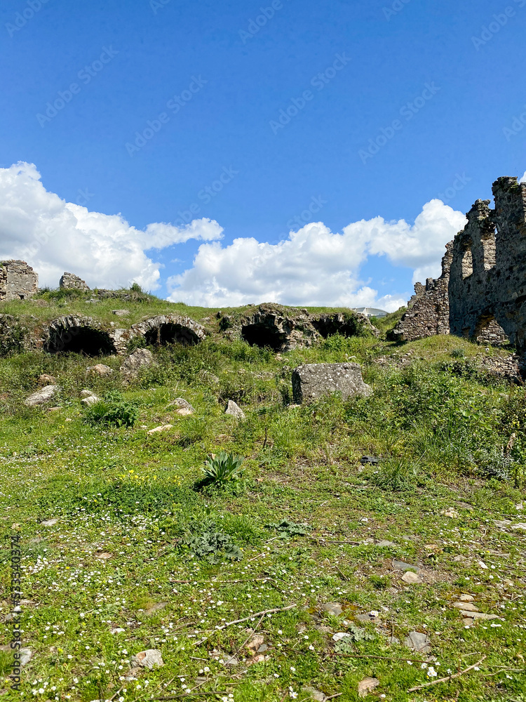 The ancient Roman city of Naula in Mahmutlar