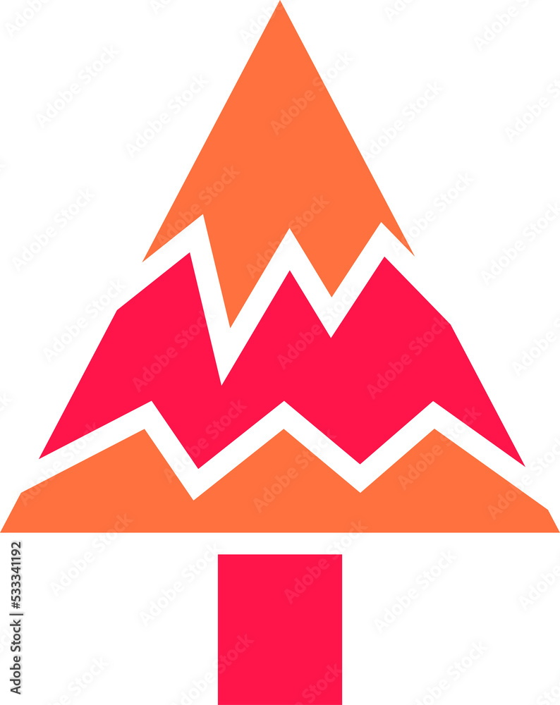Christmas tree illustration Christmas tree illustration