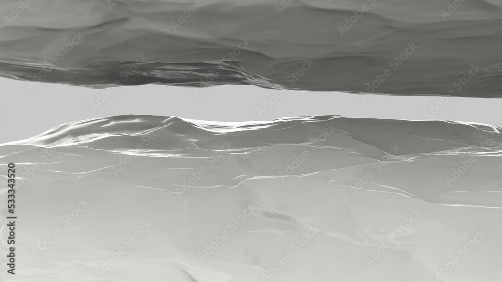 Obraz premium Modern abstract background with 3d models