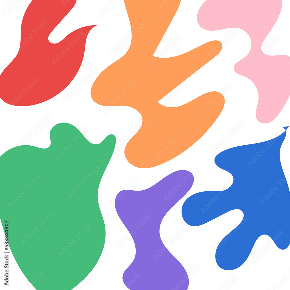 Abstract Shapes Modern Background Pastel Abstract Shapes Modern Background Pastel