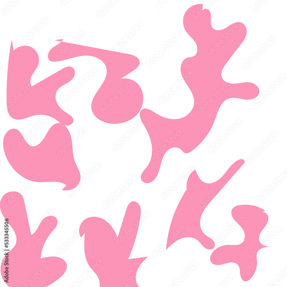 Abstract Shapes Modern Background Pastel Pink Abstract Shapes Modern Background Pastel Pink