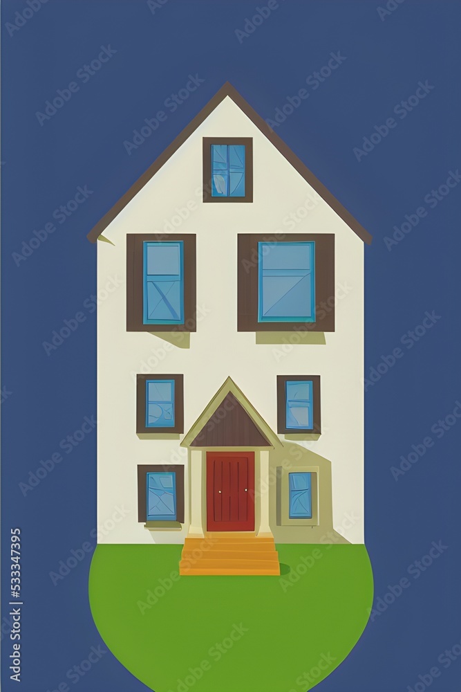Illustration of a house Illustration of a house