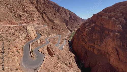 Dades Gorge is a gorge of Dades River in Atlas Mountains in Morocco