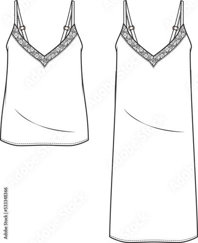 women lace details top and dress,free