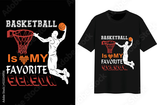 Best Basketball Vector T-Shirt Design.