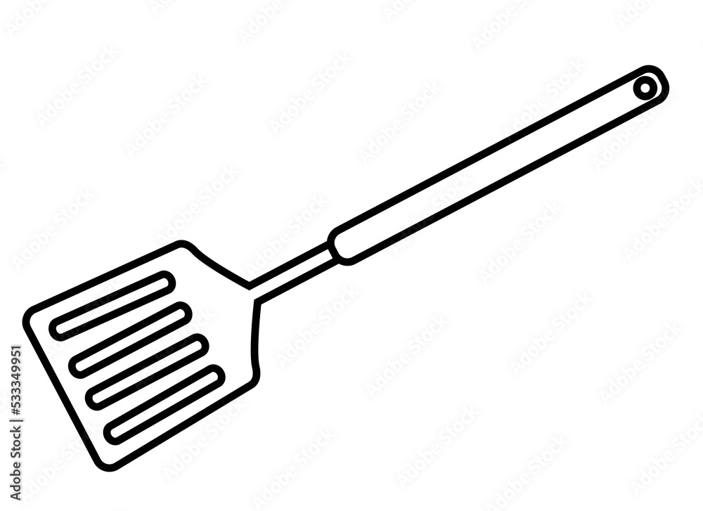Black outline kitchen utensil, PNG with transparent background. Black outline kitchen utensil, PNG with transparent background.