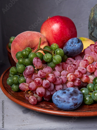 Beautiful still life with fruit