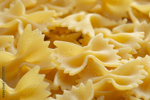 group of short durum wheat pasta