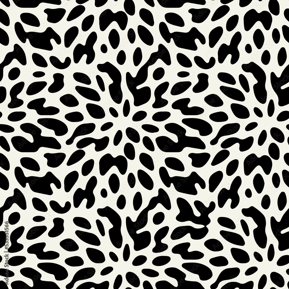 Vector seamless pattern. Modern floral texture. Stylish abstract background. Vector seamless pattern. Modern floral texture. Stylish abstract background.