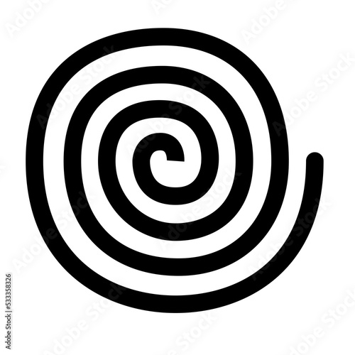 Swirl with transparent background. PNG with transparent background.