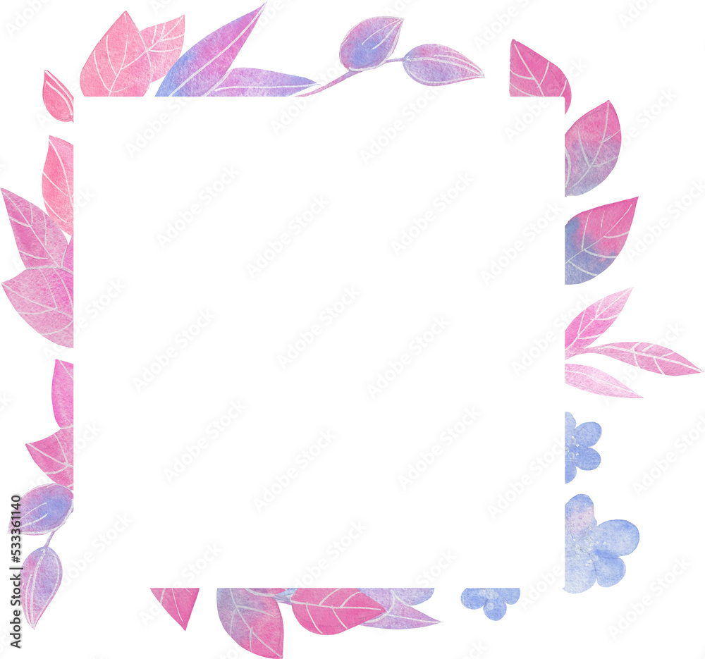 Obraz premium Romantic watercolor collection