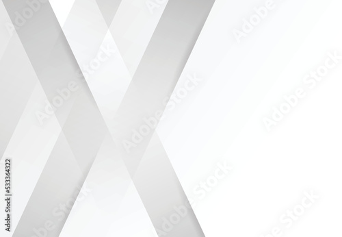 Abstract technology white and gray color modern background design, White geometric texture. Vector Illustration