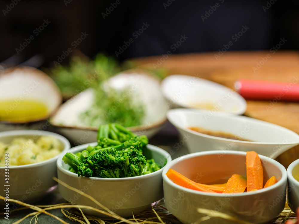 broccoli and vegetables on the table broccoli and vegetables on the table