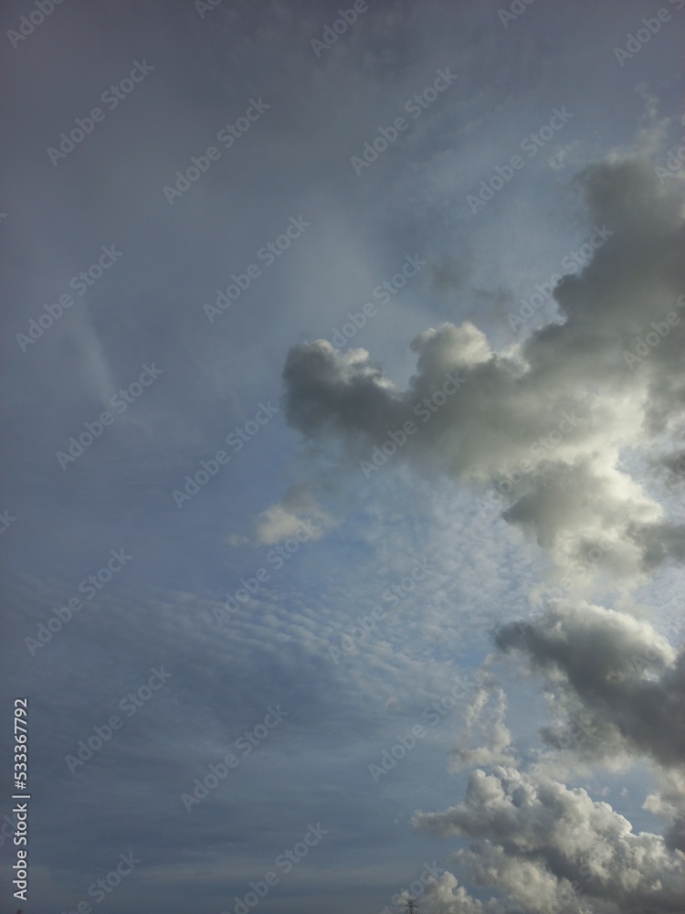 Obraz premium storm clouds timelapse