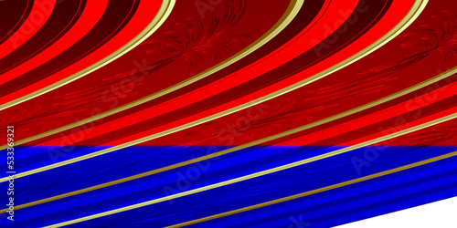 Modern blue red and white background