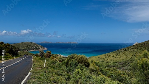 Canvas Print Photo taken on the side of a road towards Wilsons Promotory, Australia