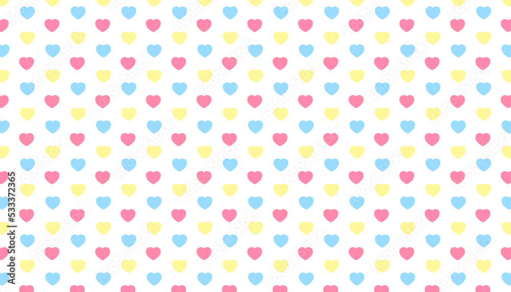 Pastel heart background. Origami concept. Seamless pattern. Vector illustration. Pastel heart background. Origami concept. Seamless pattern. Vector illustration.
