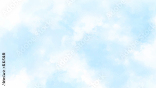 Beautiful blue and white sky background textures