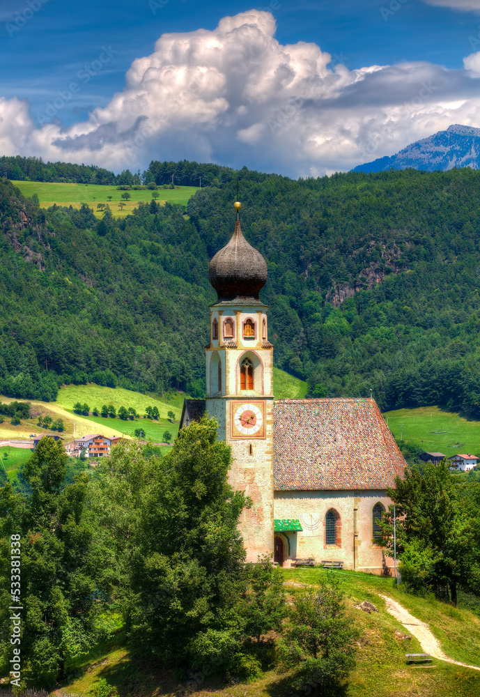 St Constantine Church (Chiesa de San Costantino), South Tyrol, Italy