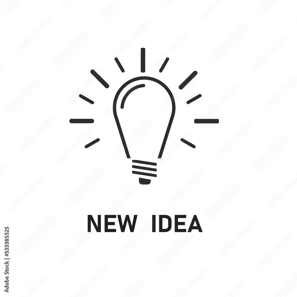 light bulb icon vector light bulb icon vector