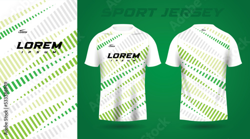 green shirt sport jersey design