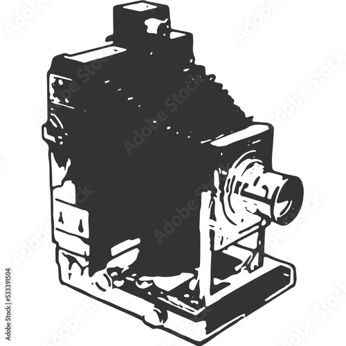 Camera Obscura Vintage Illustration Vector