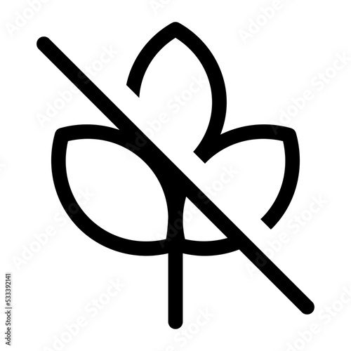 wheat slash icon