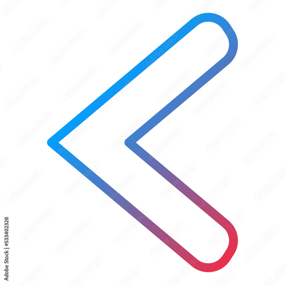 Left Chevron Icon Style Left Chevron Icon Style