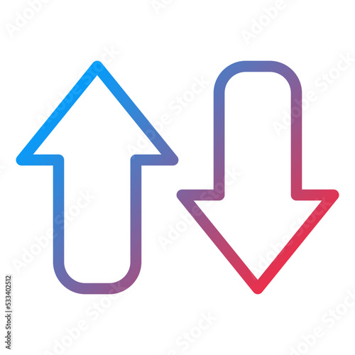 Opposite Arrow Icon Style