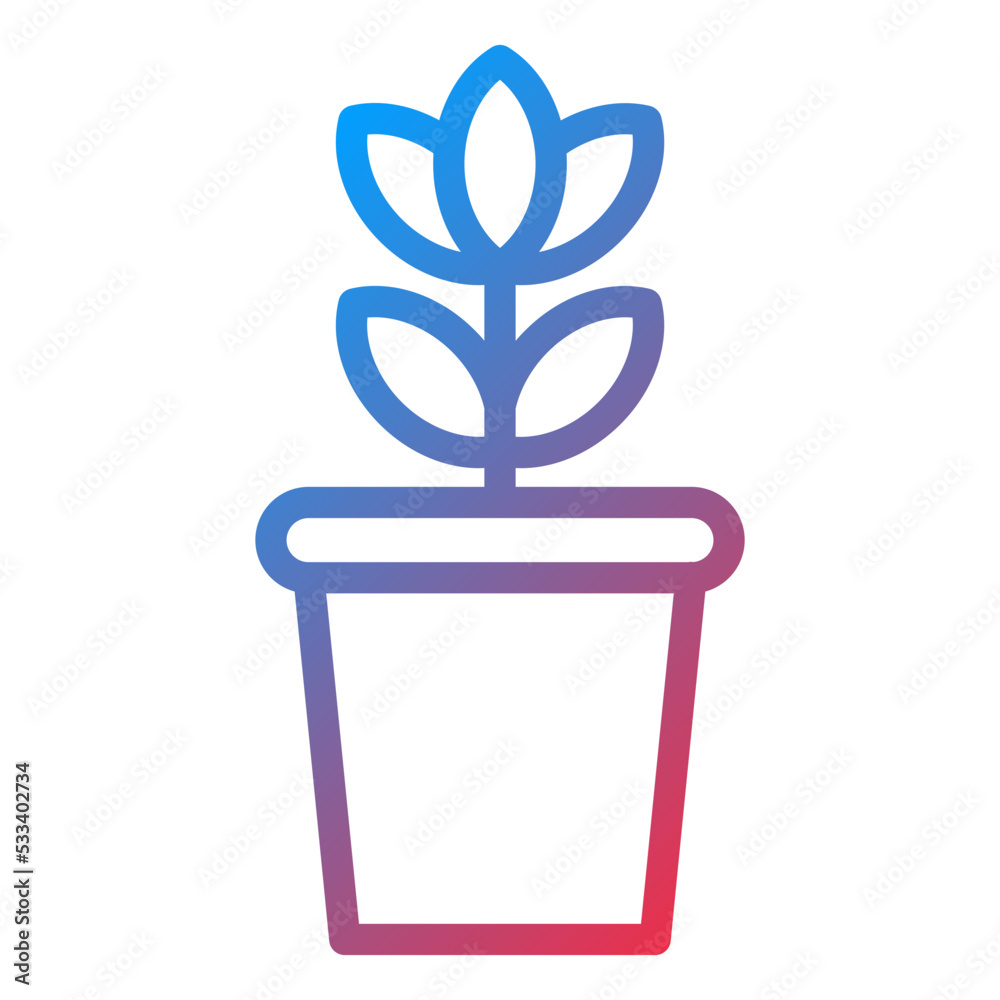 Plant Pot Icon Style Plant Pot Icon Style