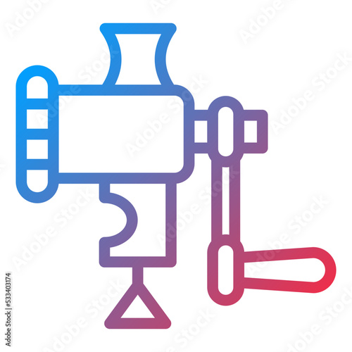 Meat Grinder Icon Style