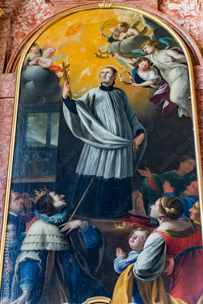 St Ignatius Painting Jesuit Church BasilicaLucerne Switzerland