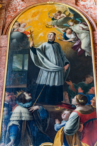 St Ignatius Painting Jesuit Church BasilicaLucerne Switzerland photo