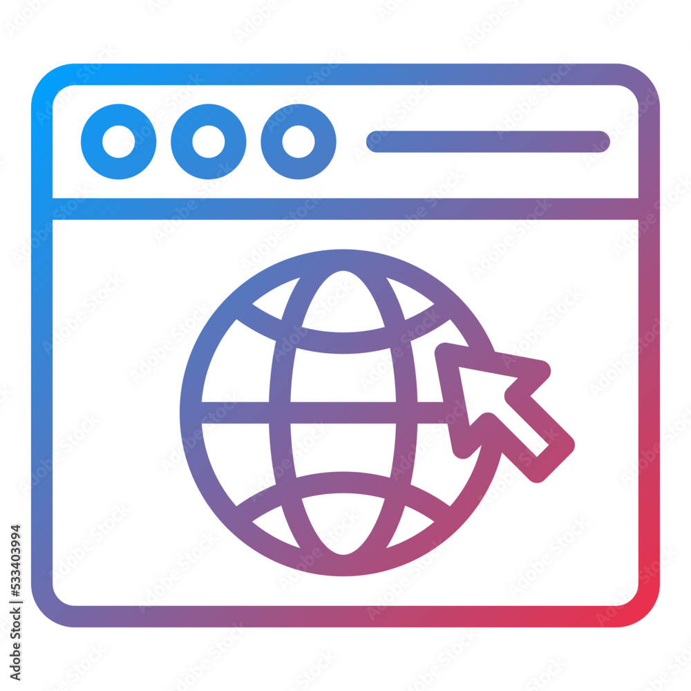 Web Browser Icon Style Web Browser Icon Style