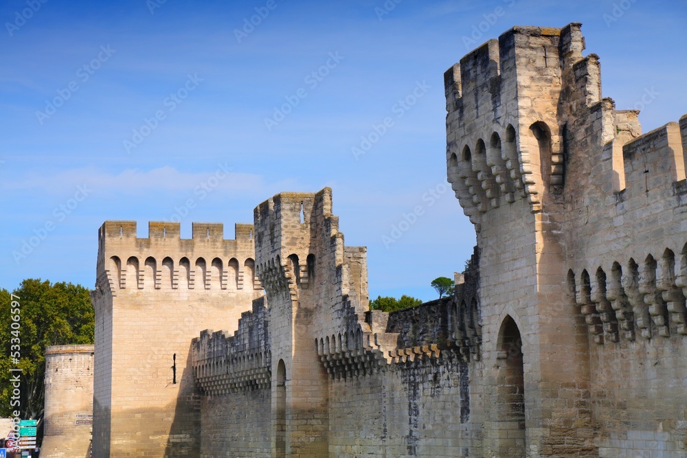 Walls of Avignon, France