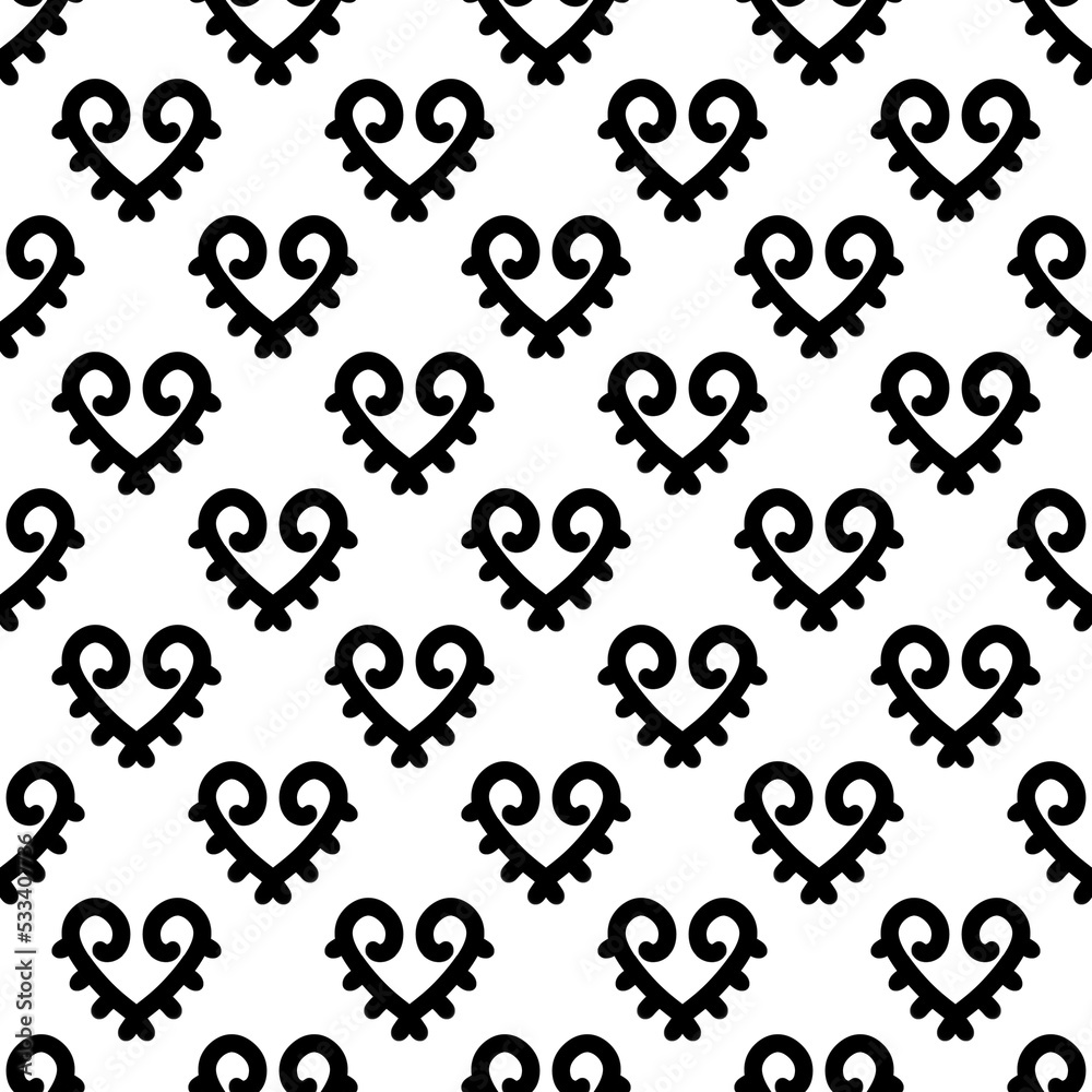 seamless pattern with hearts seamless pattern with hearts