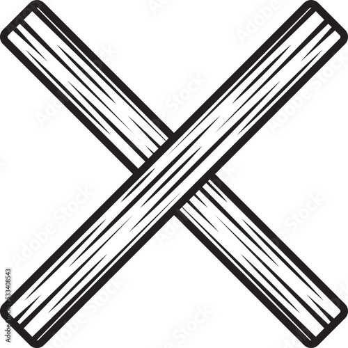 Vintage carpentry woodword mechanic wood brick. Can be used like emblem, logo, badge, label. mark, poster or print. Monochrome Graphic Art. Vector