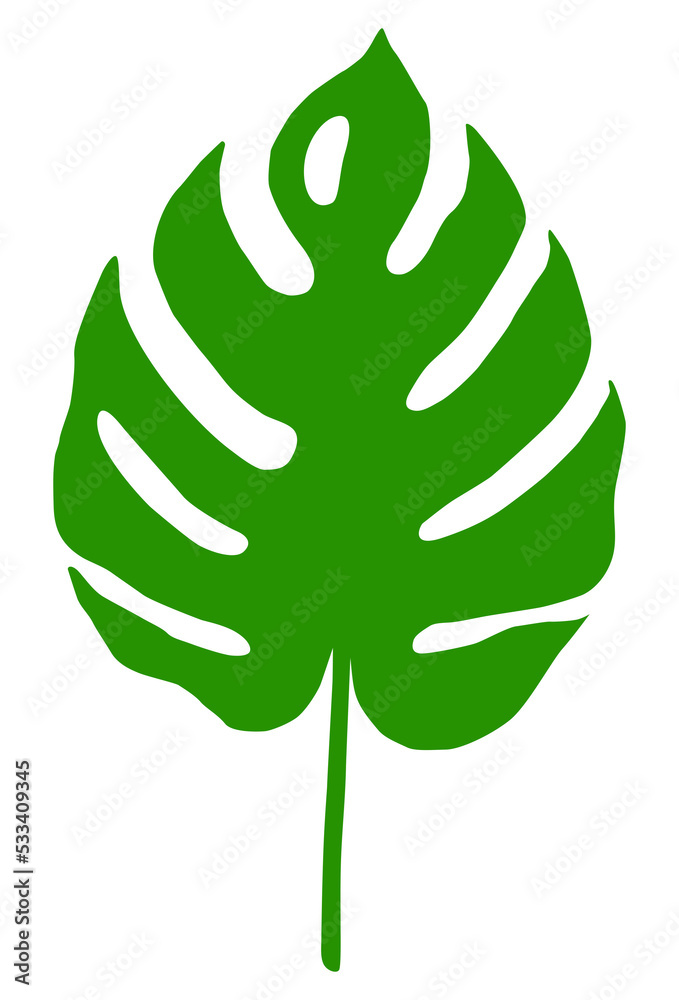 Tropical Leaf for Logo, Pictogram, Apps, Website or Graphic Design Element. Format PNG Tropical Leaf for Logo, Pictogram, Apps, Website or Graphic Design Element. Format PNG