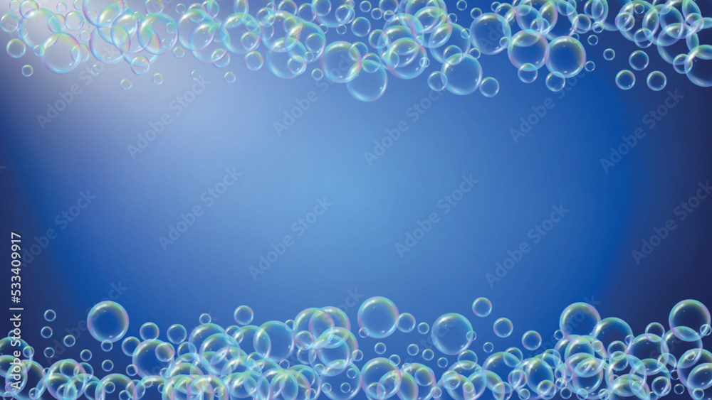 Soap bubble. Detergent bath foam and suds for bathtub. Shampoo. Soap bubble. Detergent bath foam and suds for bathtub. Shampoo.