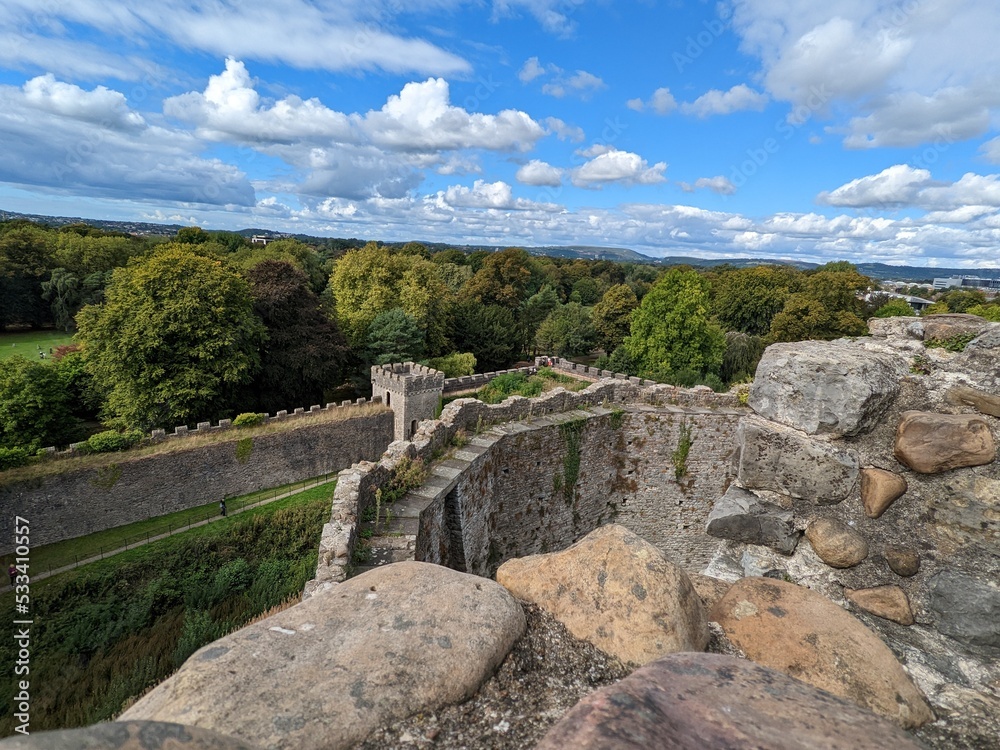 views from a castle