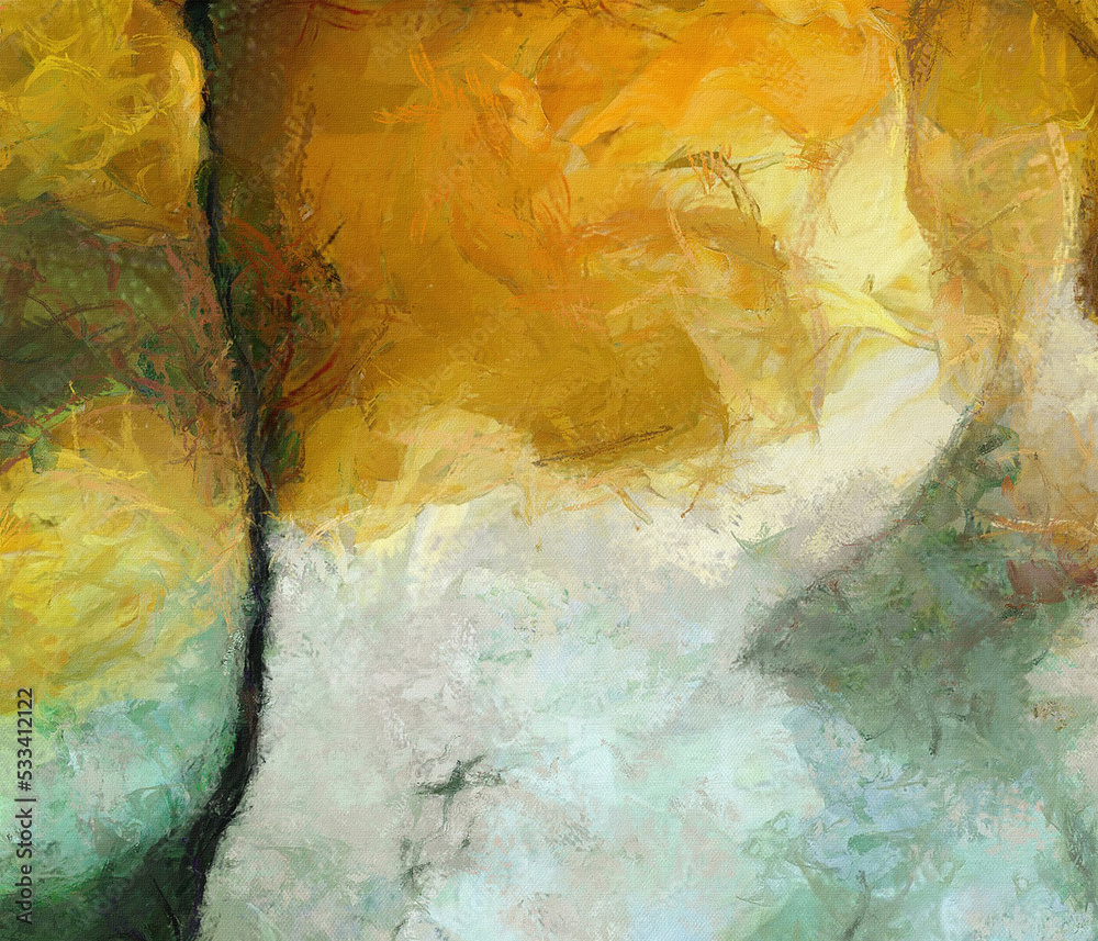 Fototapeta premium Colorful abstract painting