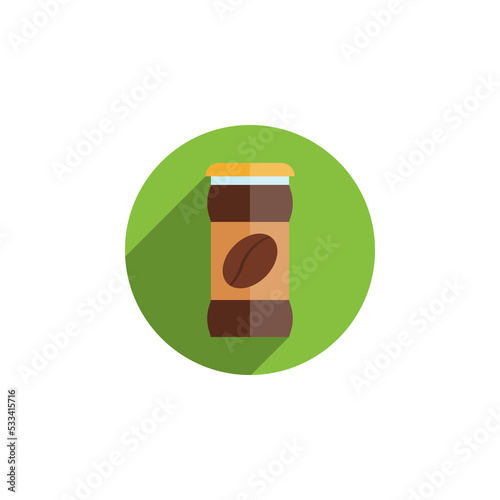 instant coffee vector for website symbol icon presentation