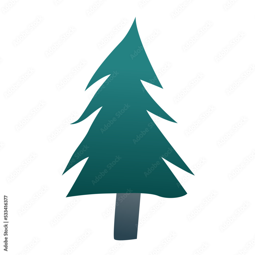 Fototapeta premium gradient trees