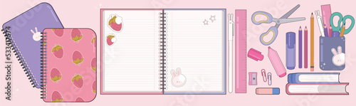 Cute School Stationery