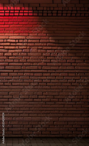 Brick wall. Wall background for text.