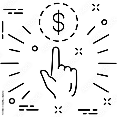 PPC Line Vector Icon