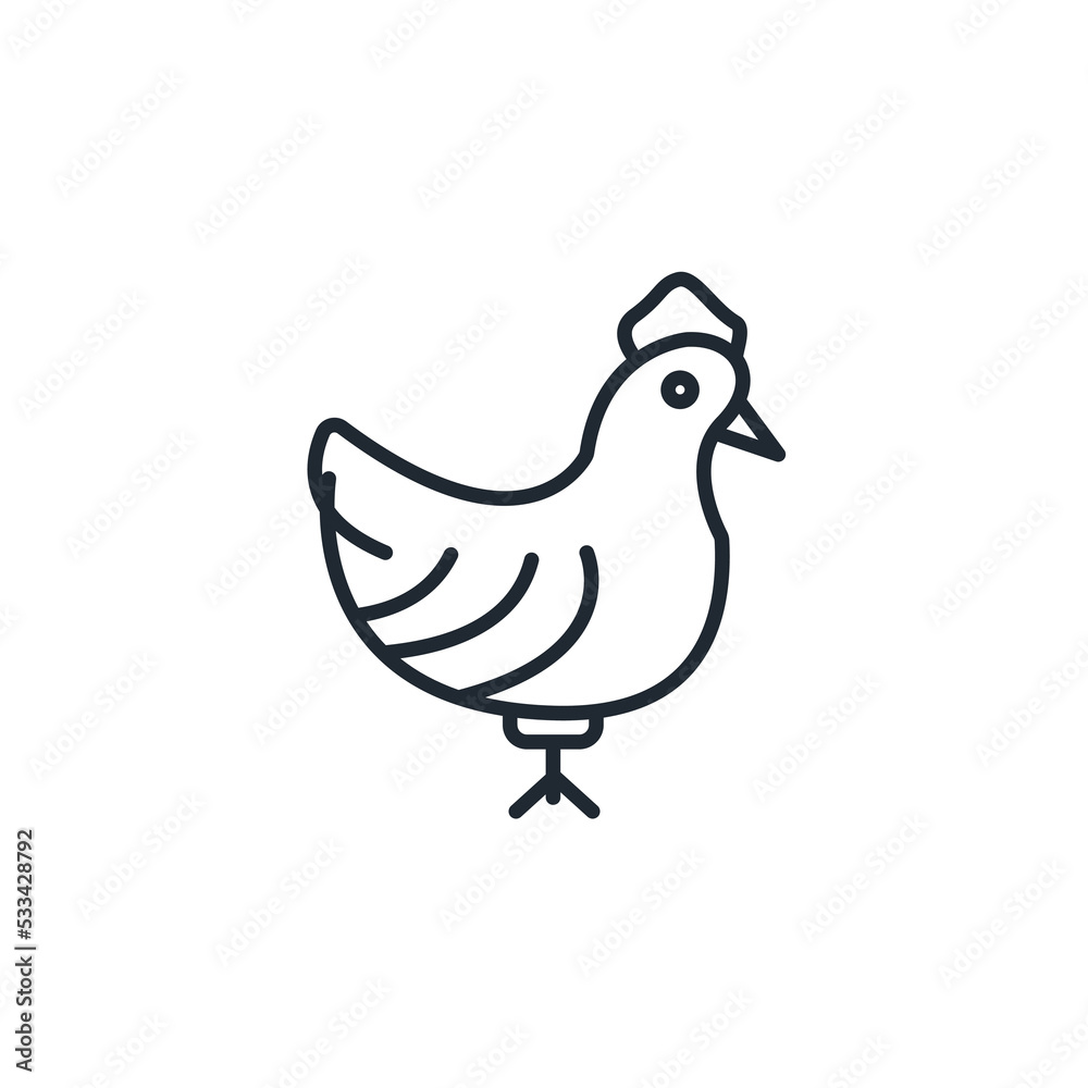 poultry icons symbol vector elements for infographic web poultry icons symbol vector elements for infographic web