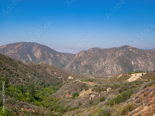 Beautiful rural mountain landscape around San Bernardino area