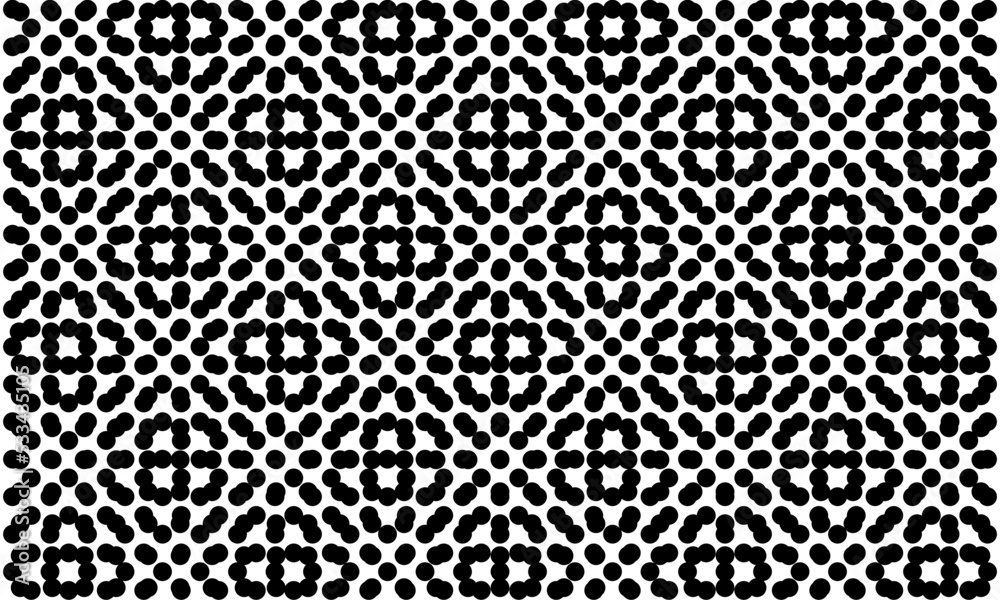 Polka Dots Motif Pattern. Circle Ornamental for Interior, Exterior, Carpet, Textile, Garment, Cloth, Silk, Tile, Wallpaper, Wrapping, Paper, Plastic, Ect. Vector Illustration