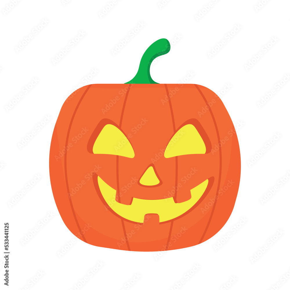 Pumpkin lantern / Jack-o'-lantern. Vector illustration Pumpkin lantern / Jack-o'-lantern. Vector illustration